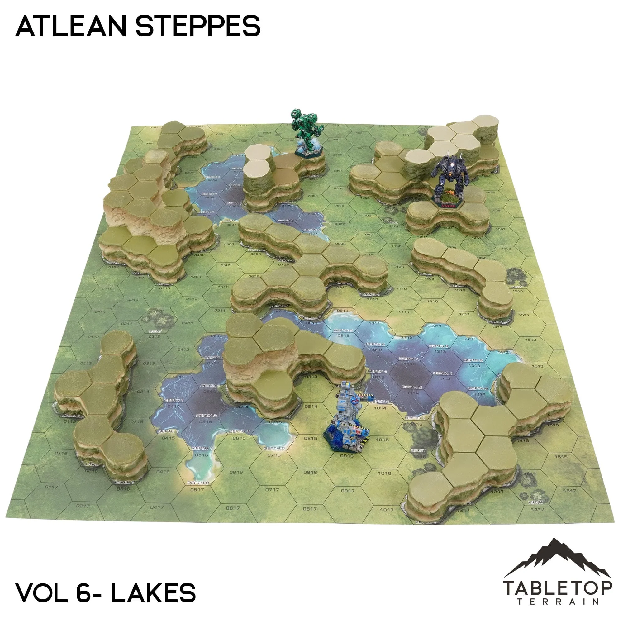 HEXTECH Atlean Steppes Map Hill Sets - 6mm - Image 7