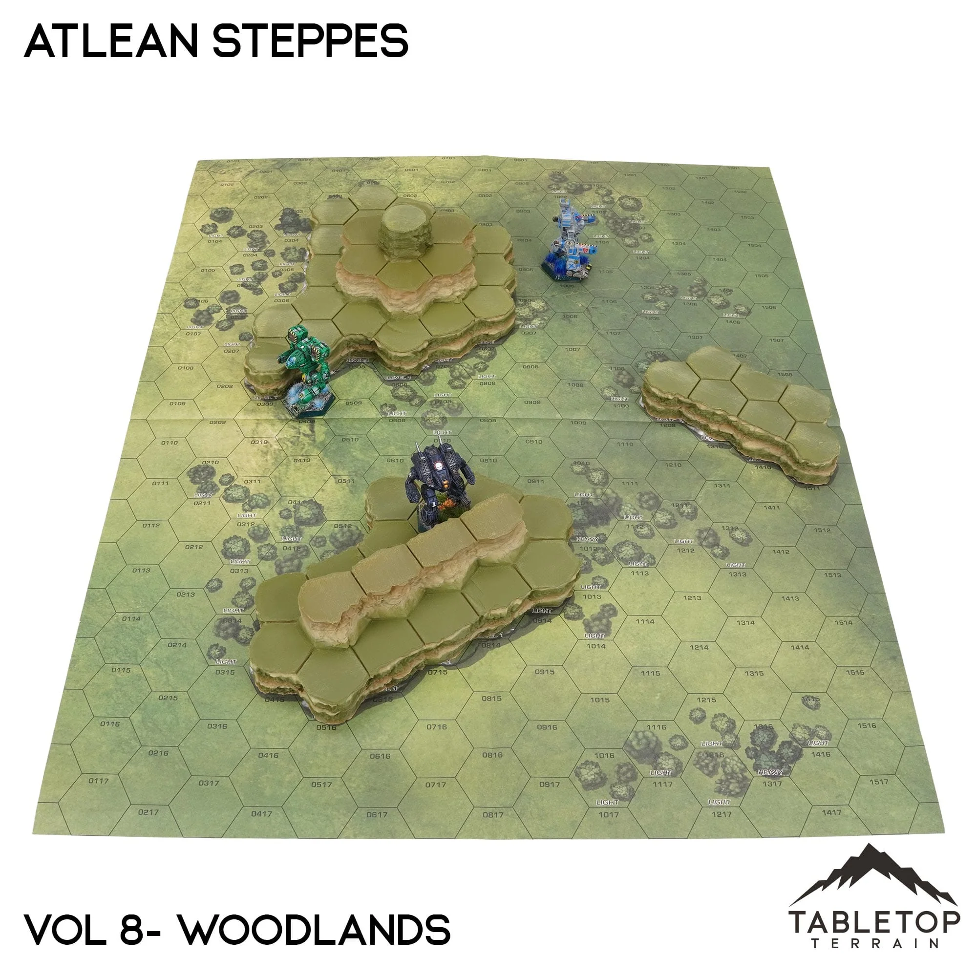 HEXTECH Atlean Steppes Map Hill Sets - 6mm - Image 9