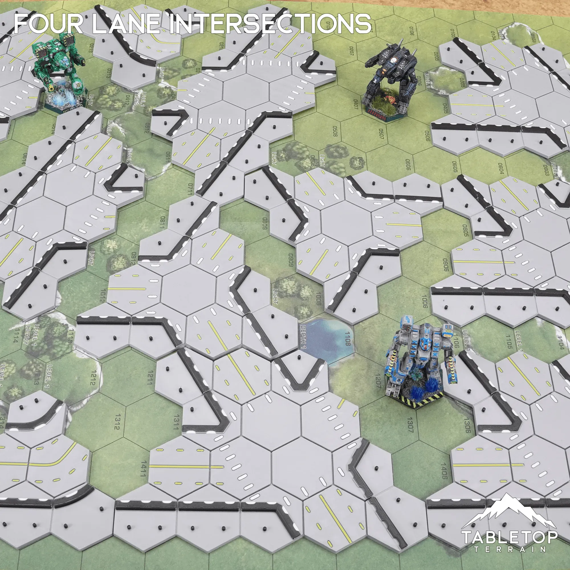 HEXTECH Four Lane Intersections Bundle