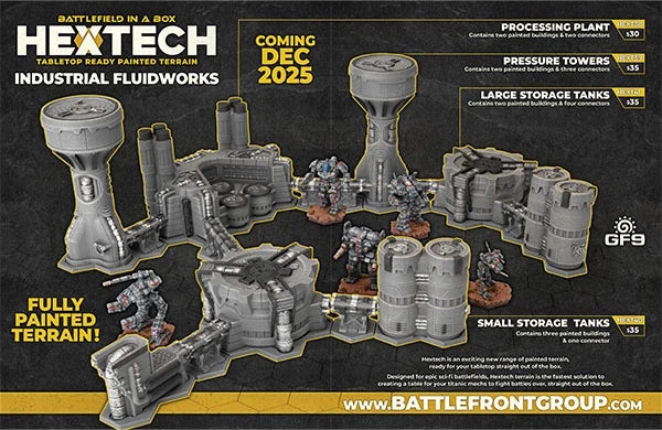 Hextech: Industrial Fluidworks- Small Storage Tanks (x2) - Image 3