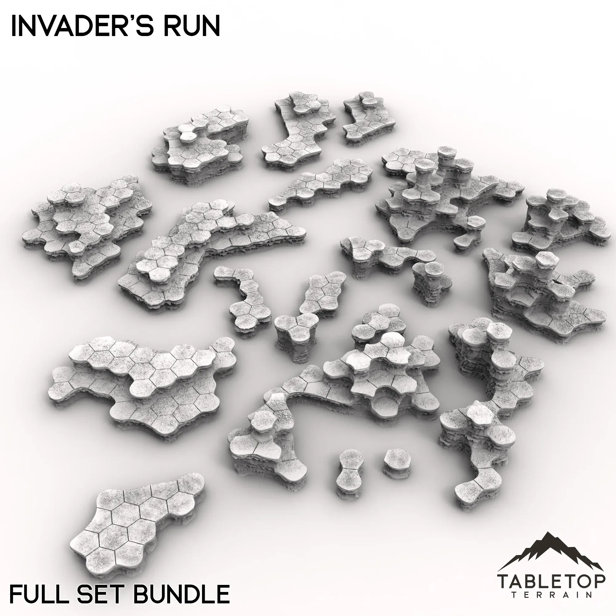 HEXTECH Invader's Run Map Hill Sets - 6mm - Image 2