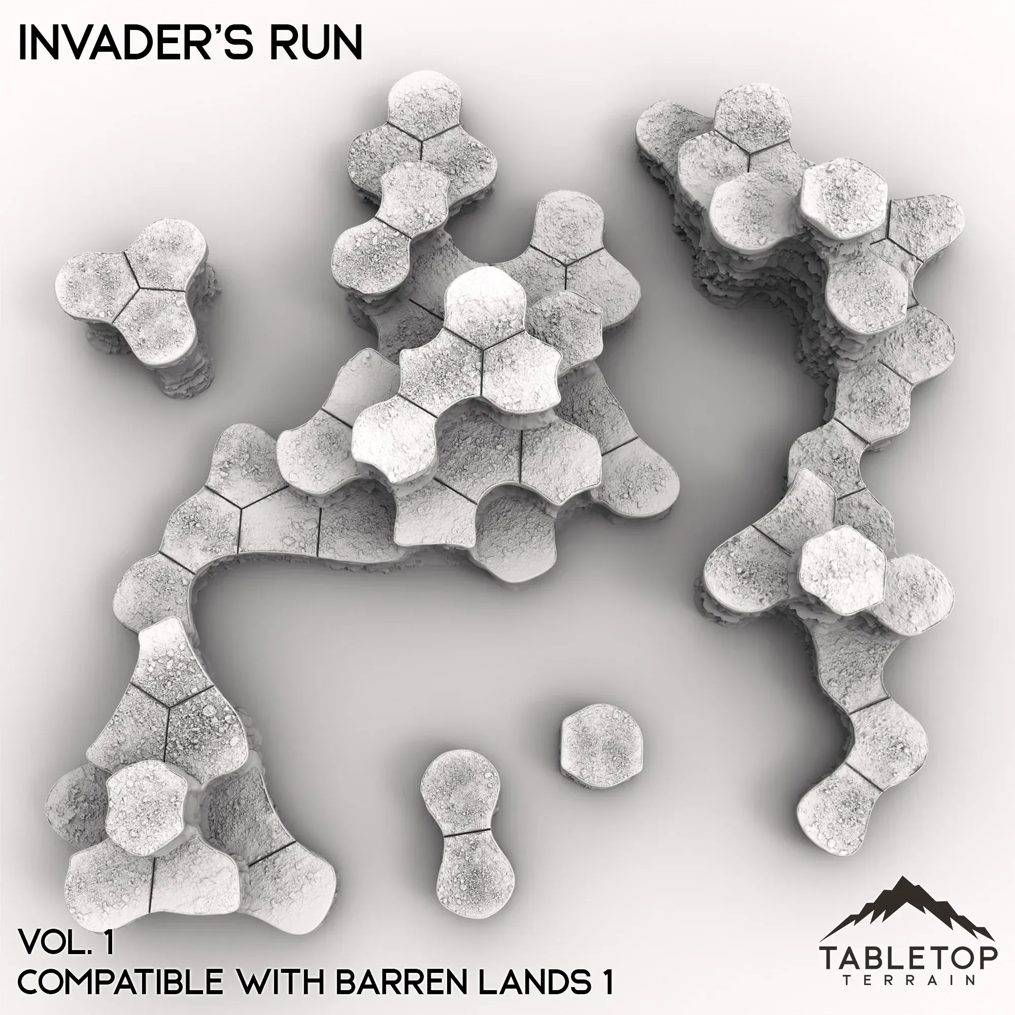 HEXTECH Invader's Run Map Hill Sets - 6mm - Image 4