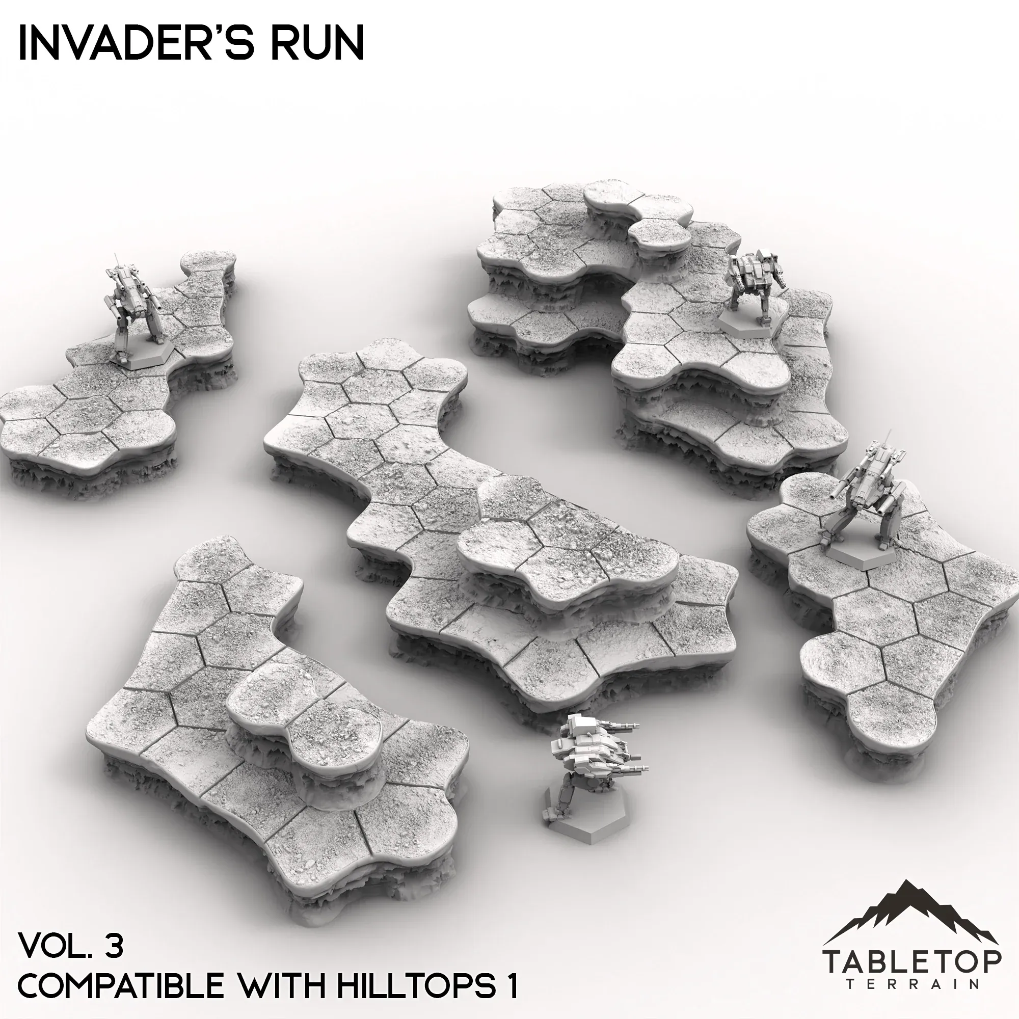 HEXTECH Invader's Run Map Hill Sets - 6mm - Image 7