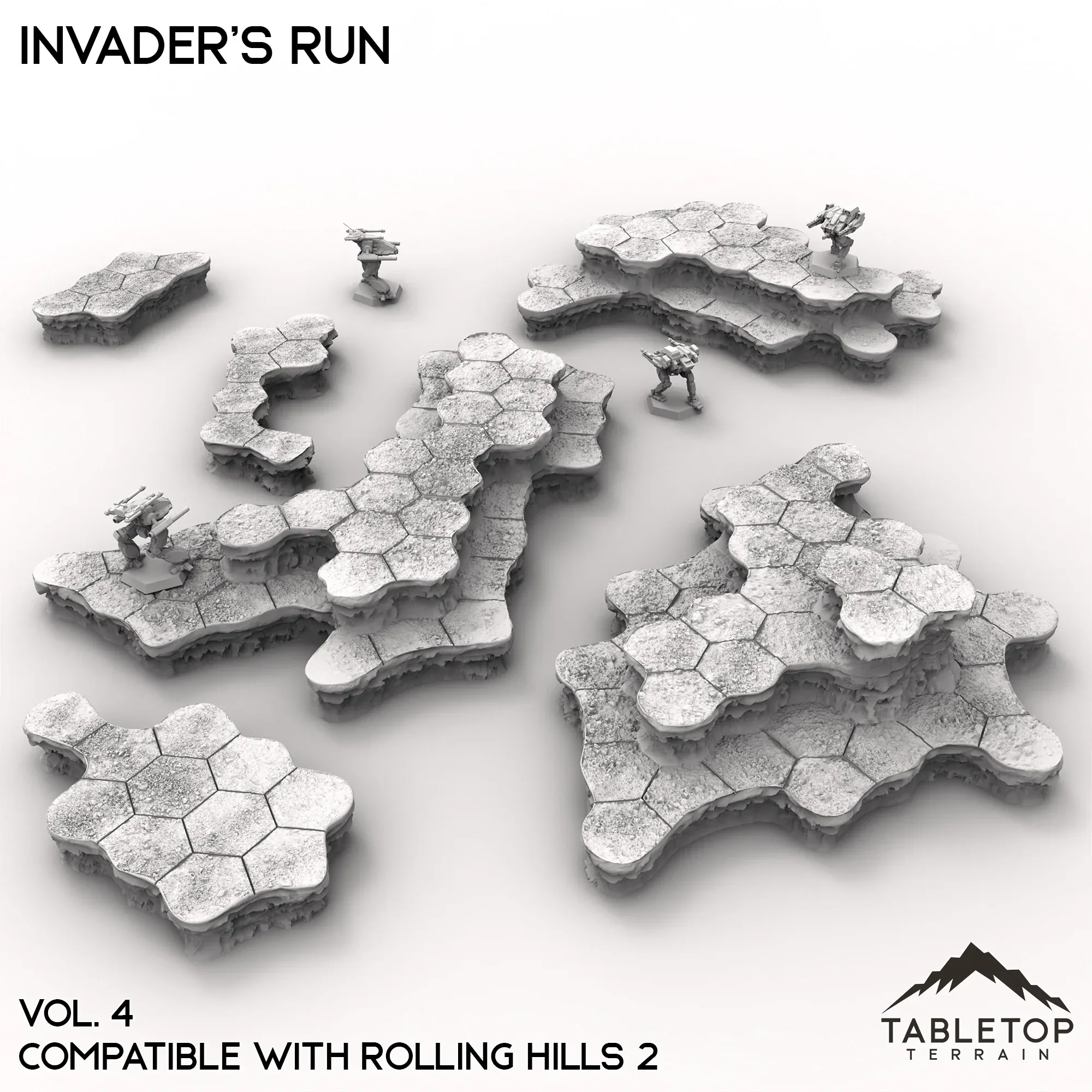 HEXTECH Invader's Run Map Hill Sets - 6mm - Image 9