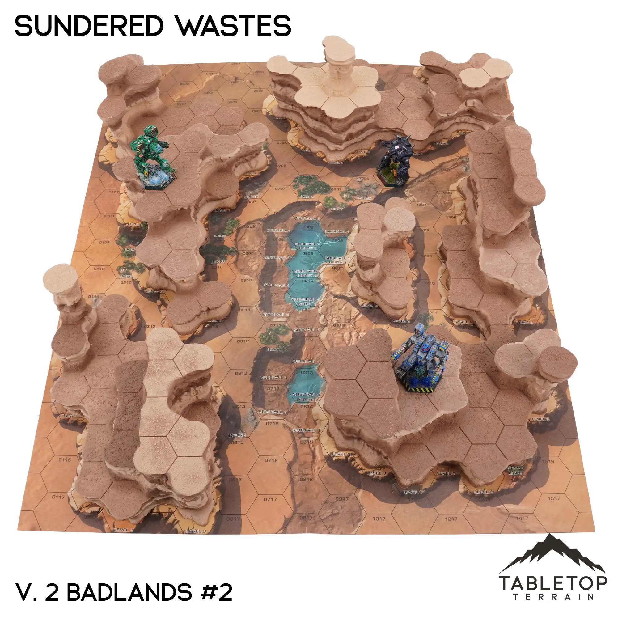 HEXTECH Sundered Wastes Map Hill Sets - 6mm - Image 5