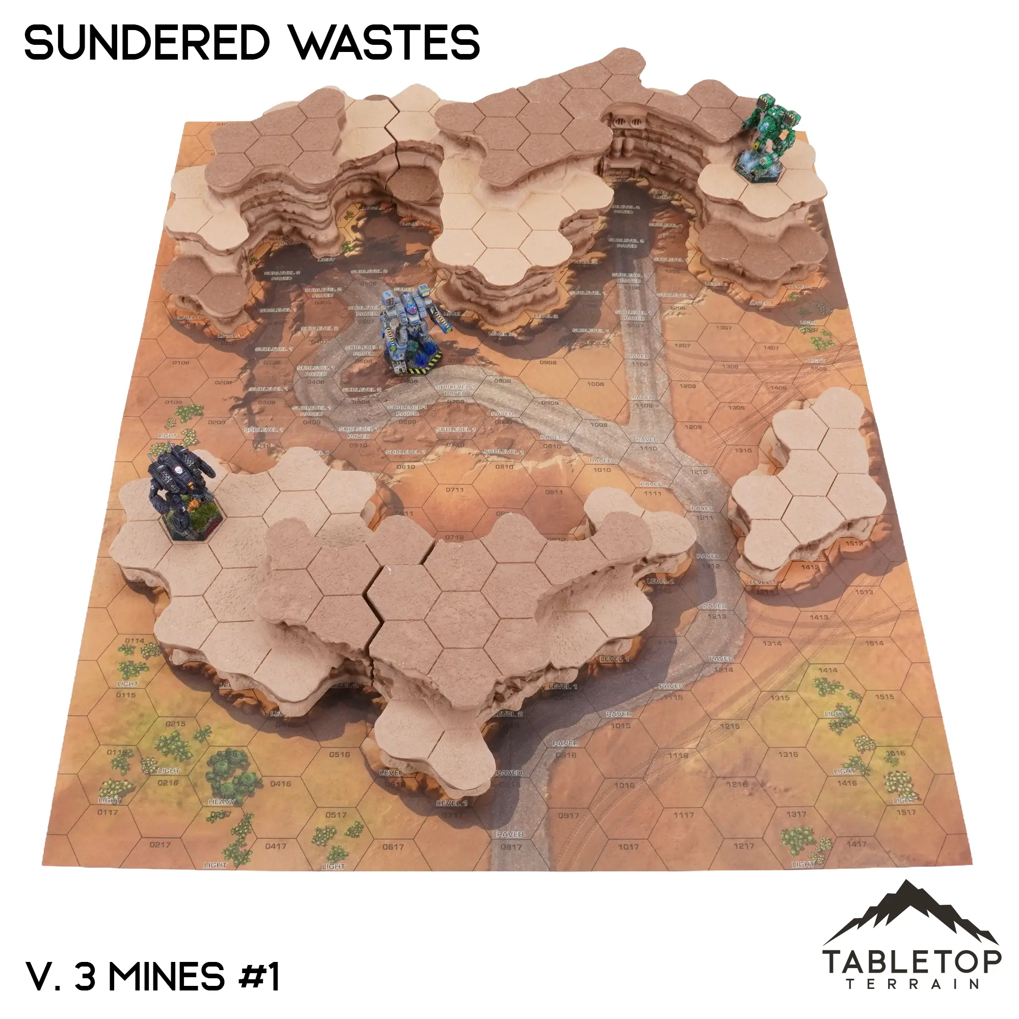HEXTECH Sundered Wastes Map Hill Sets - 6mm - Image 6