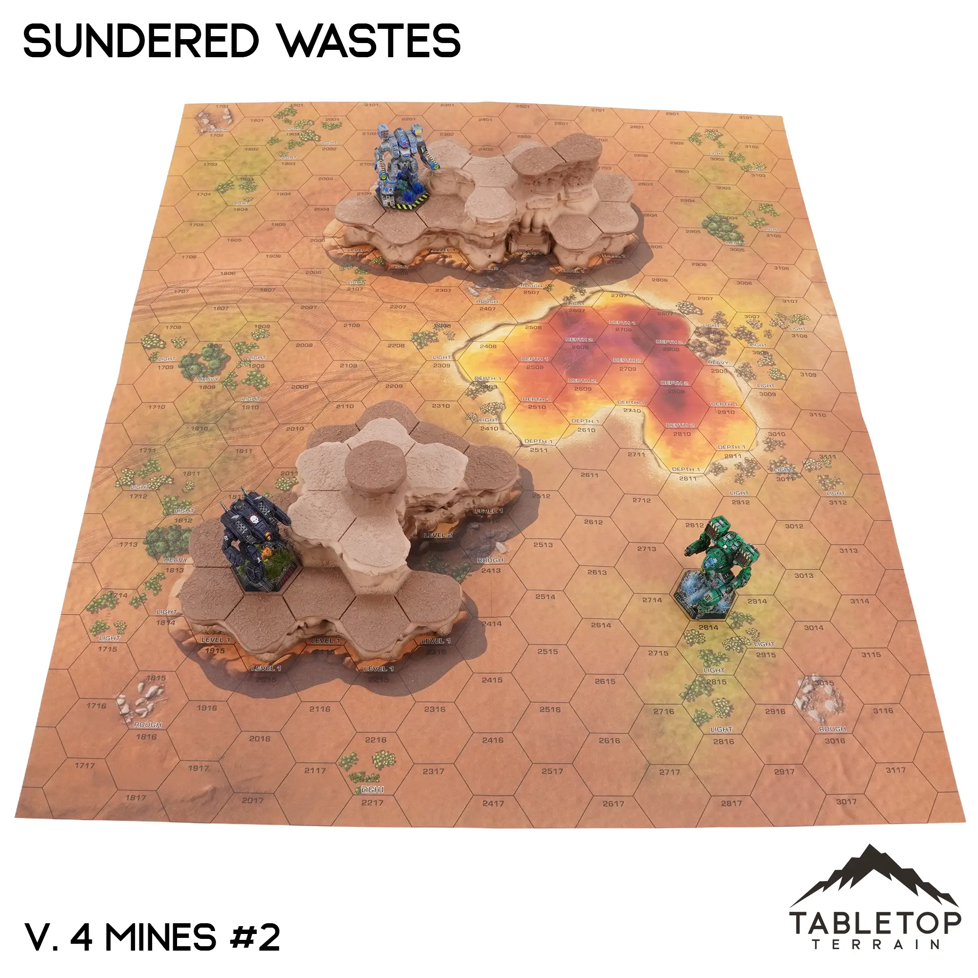 HEXTECH Sundered Wastes Map Hill Sets - 6mm - Image 7