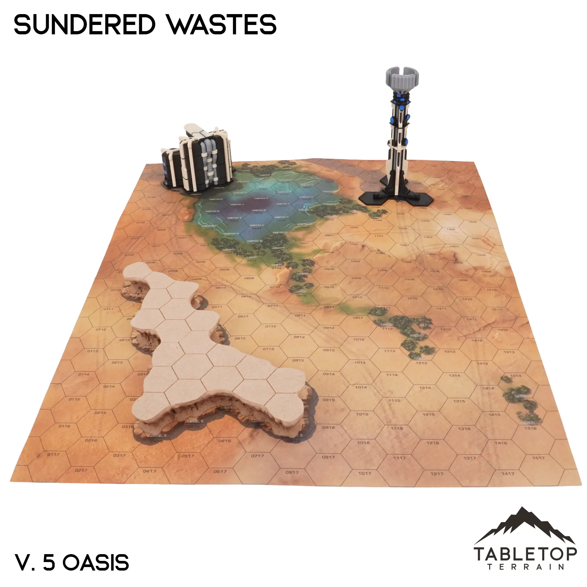 HEXTECH Sundered Wastes Map Hill Sets - 6mm - Image 8