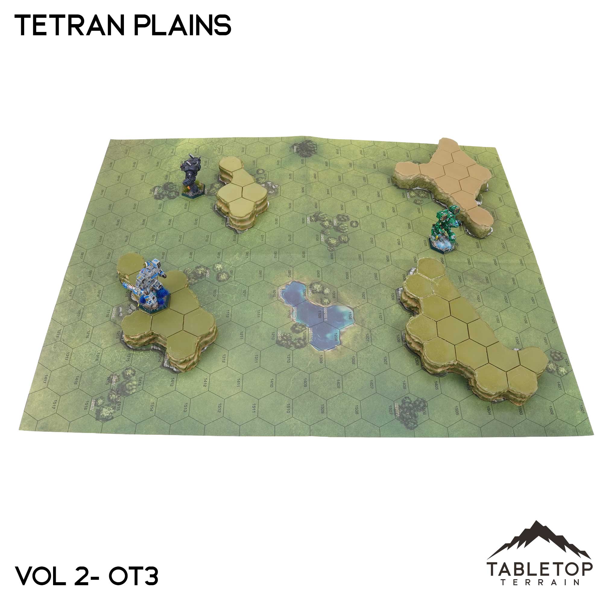 HEXTECH Tetran Plains Map Hill Set - 6mm - Image 5