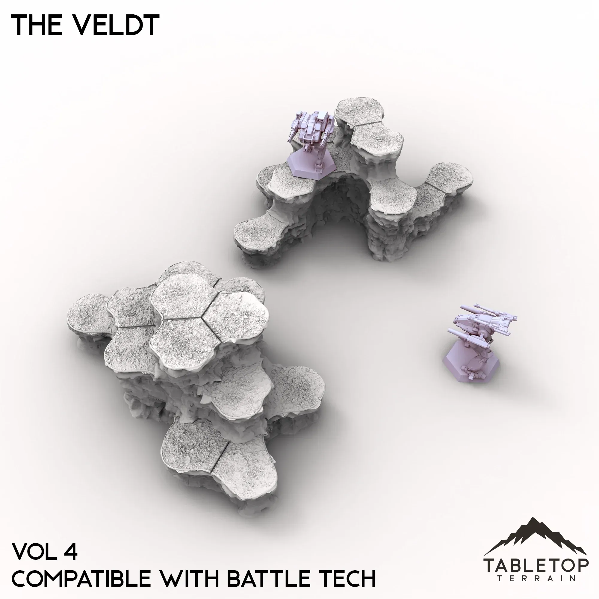 HEXTECH The Veldt Map Hill Sets-6mm - Image 6