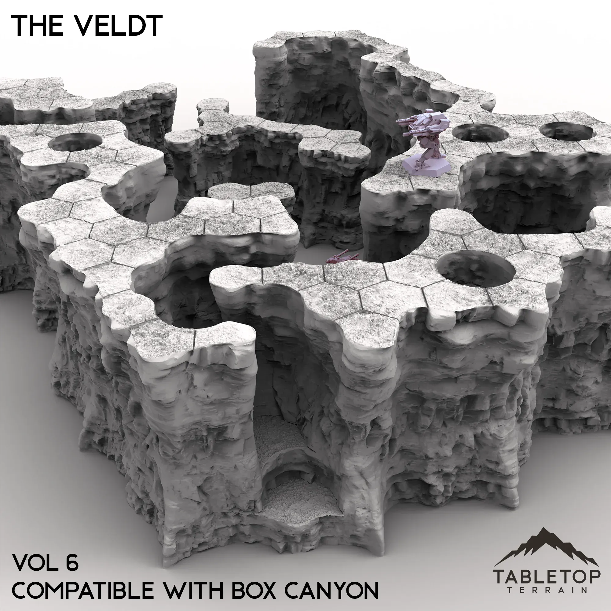 HEXTECH The Veldt Map Hill Sets-6mm - Image 9