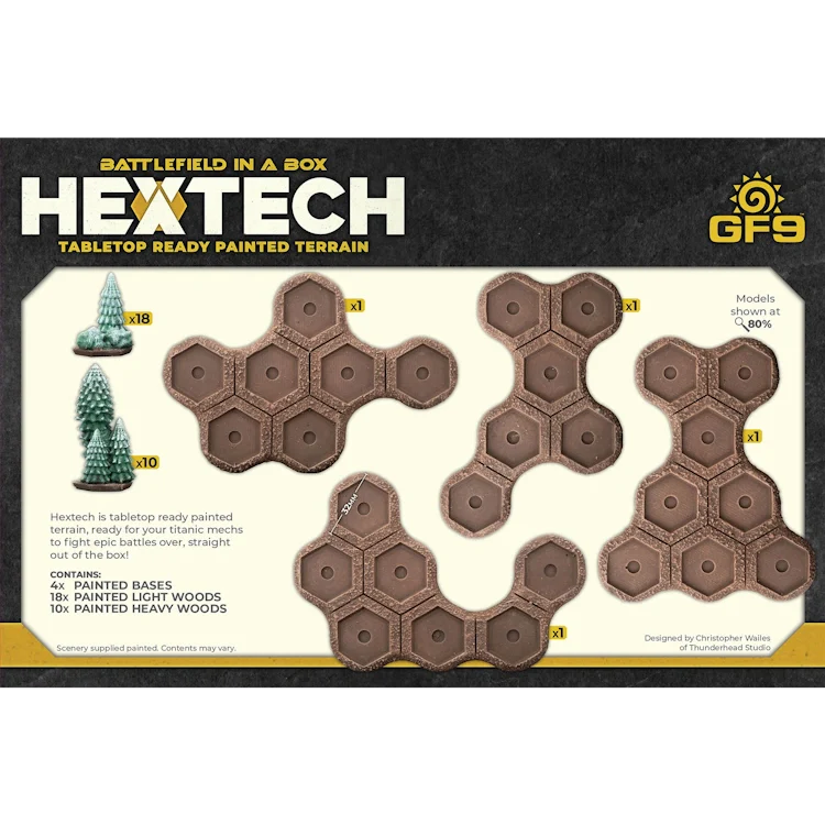 Hextech: Winter Light & Heavy Woods (x4 new bases) - Image 3