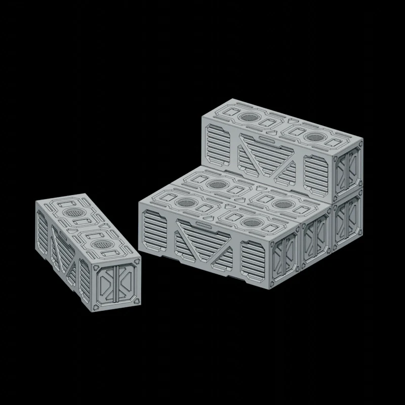 Industrial Sector Set STL Download - Image 7