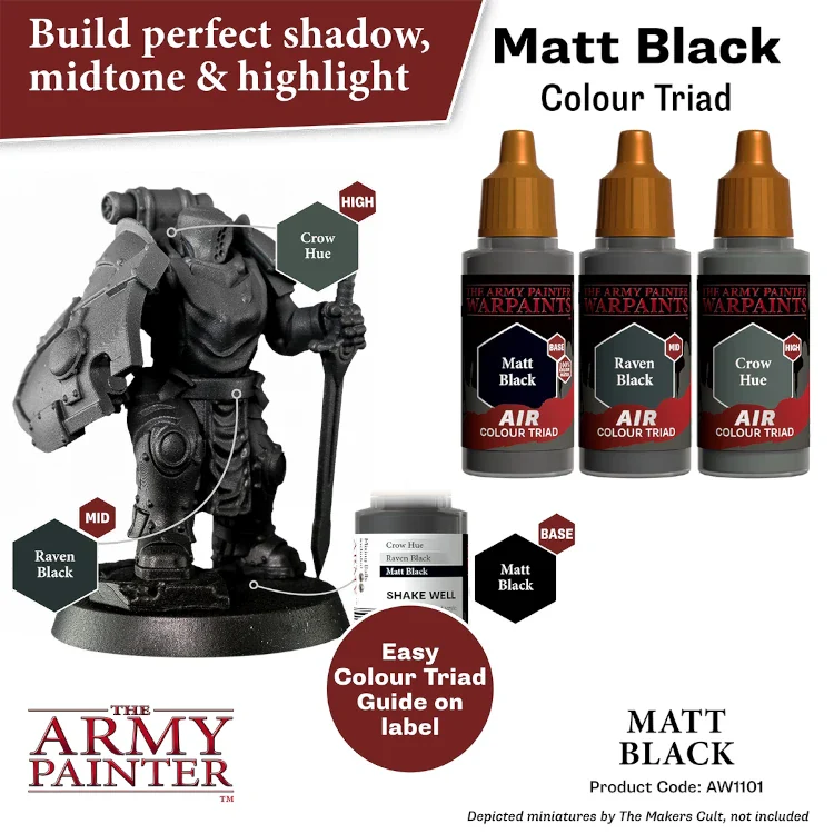 Matt Black Air Paint - Image 3