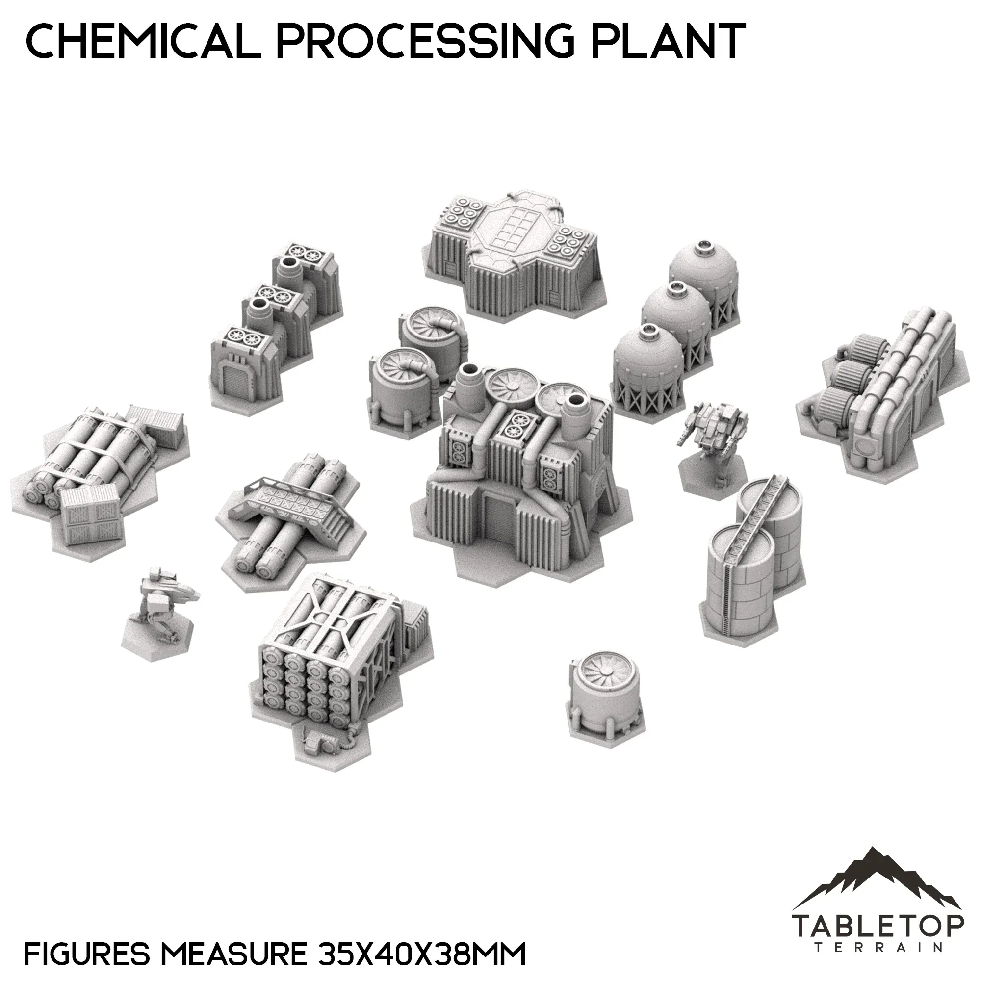 Mecha City Chemical Processing Plant - Image 12