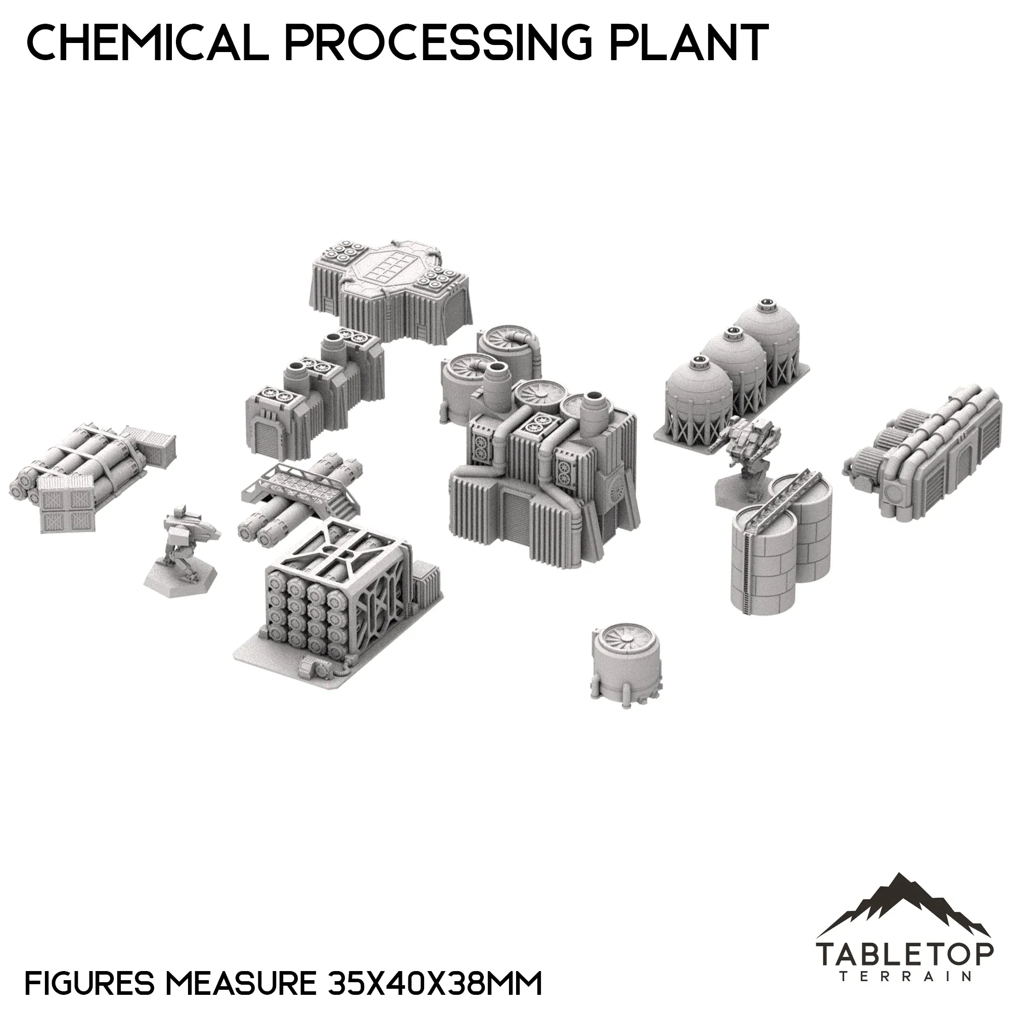 Mecha City Chemical Processing Plant - Image 9