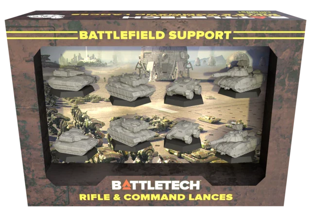 BattleTech: ForcePack: Battlefield Support: Rifle & Command Lances