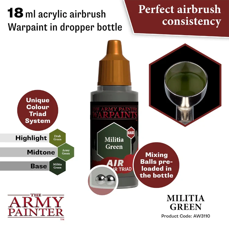 Militia Green Air Paint - Image 2