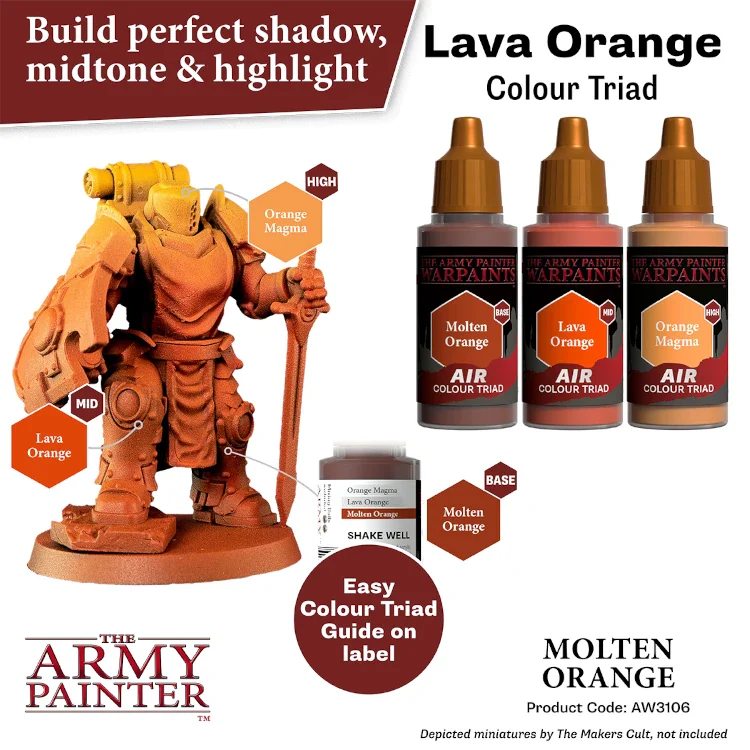 Molten Orange Air Paint - Image 3