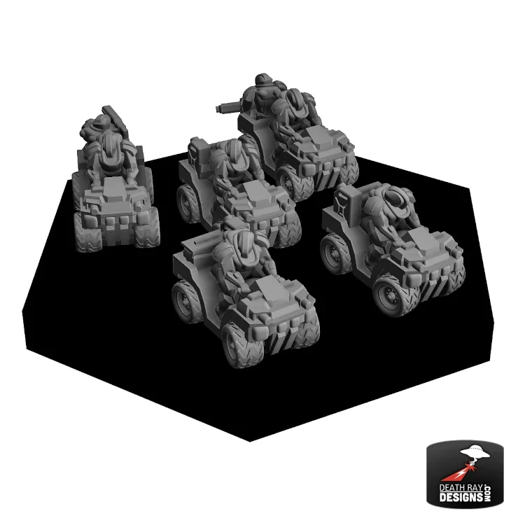 Motorized 4-Wheeler Infantry Platoon 4-Pack - Image 2