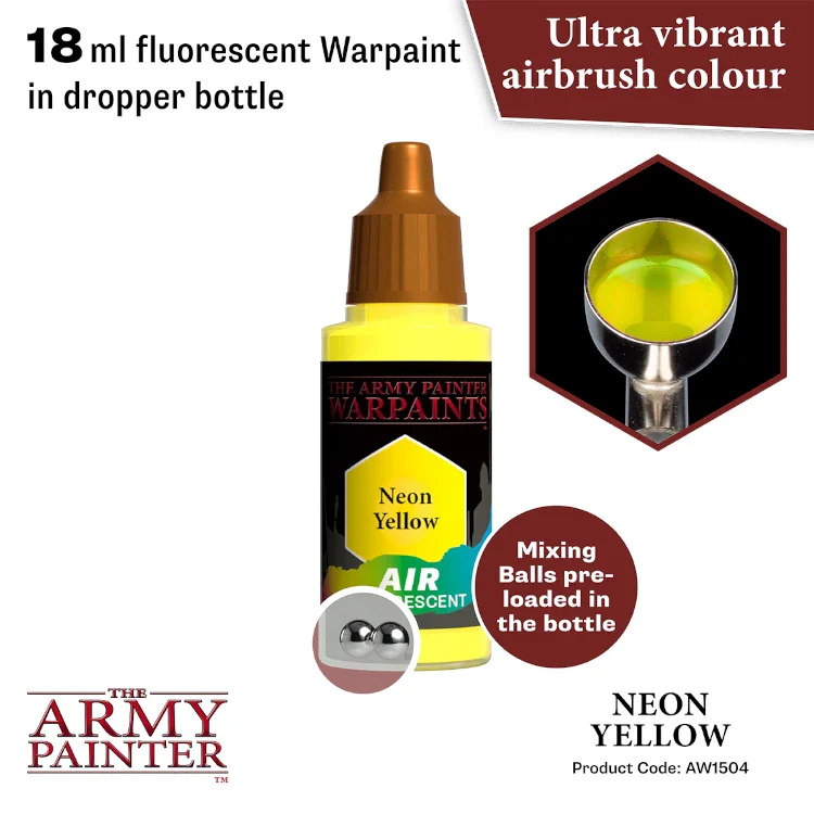 Neon Yellow Air Paint - Image 2