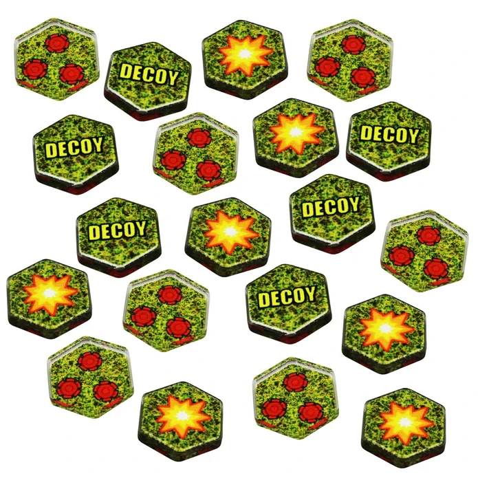 Premium Printed, Double-Sided Explosion & Decoy Mine Token Set (20) - Image 5