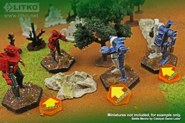 Premium Printed Mecha Advance Tokens (10)