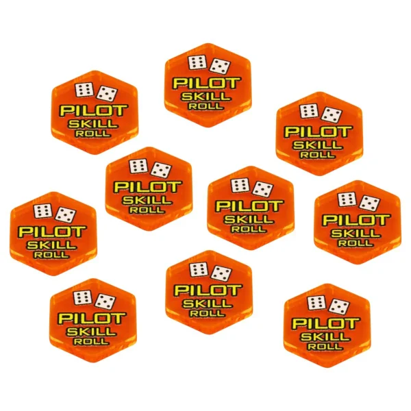 Premium Printed Mecha Pilot Skill Check Tokens (10) - Image 2