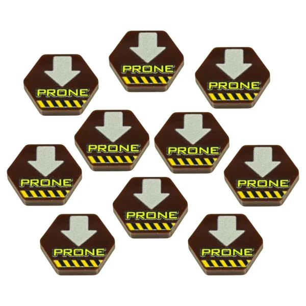Premium Printed Mecha Prone Position Tokens (10) - Image 2