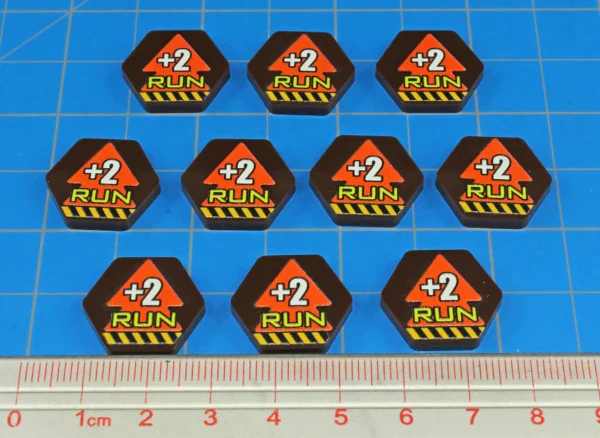 Premium Printed Mecha Run +2 Movement Tokens (10) - Image 3