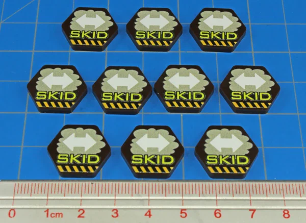 Premium Printed Mecha Skid Maneuver Tokens (10) - Image 3