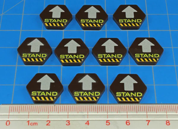 Premium Printed Mecha Stand Position Tokens (10) - Image 3