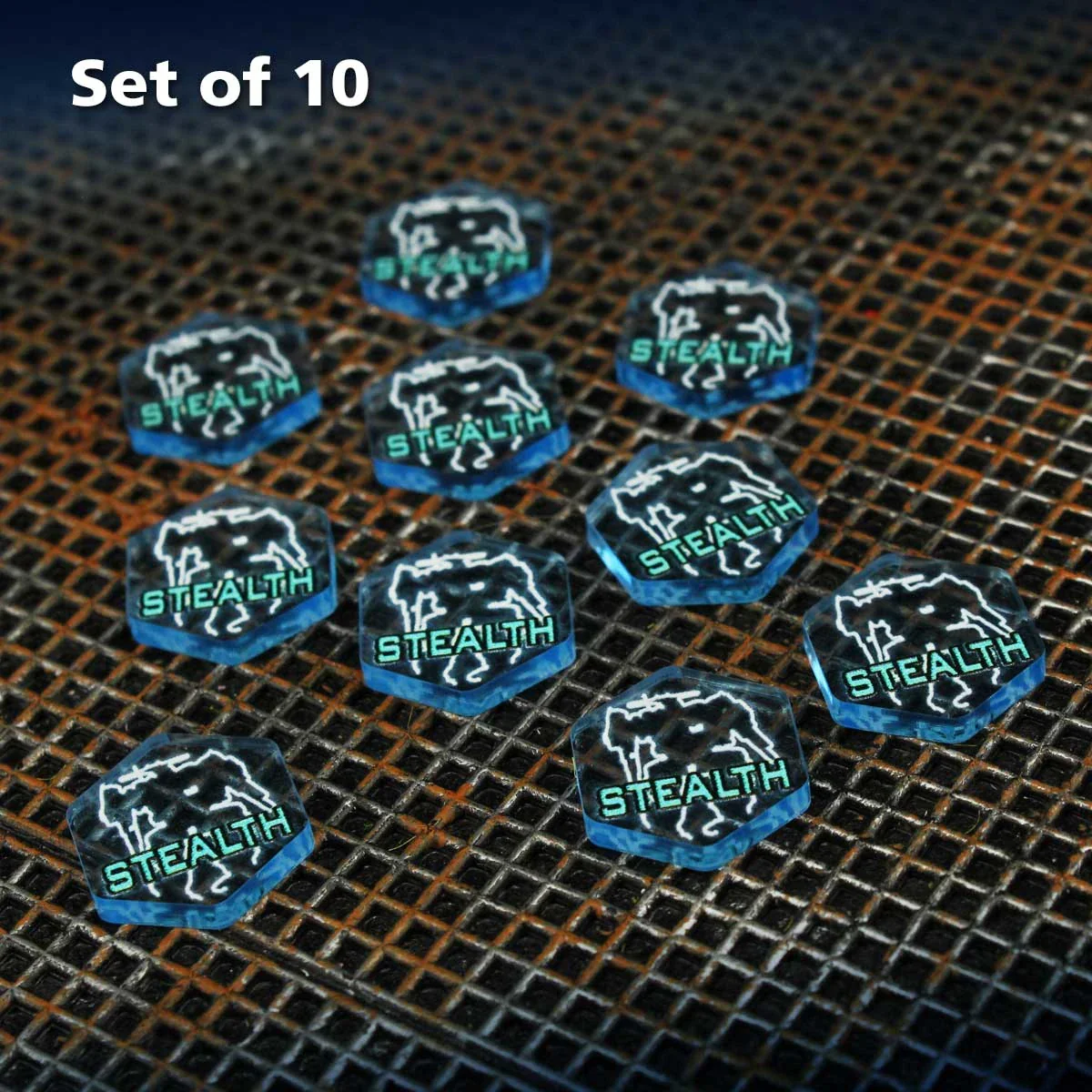 Premium Printed Mecha Stealth Tokens (10) - Image 4