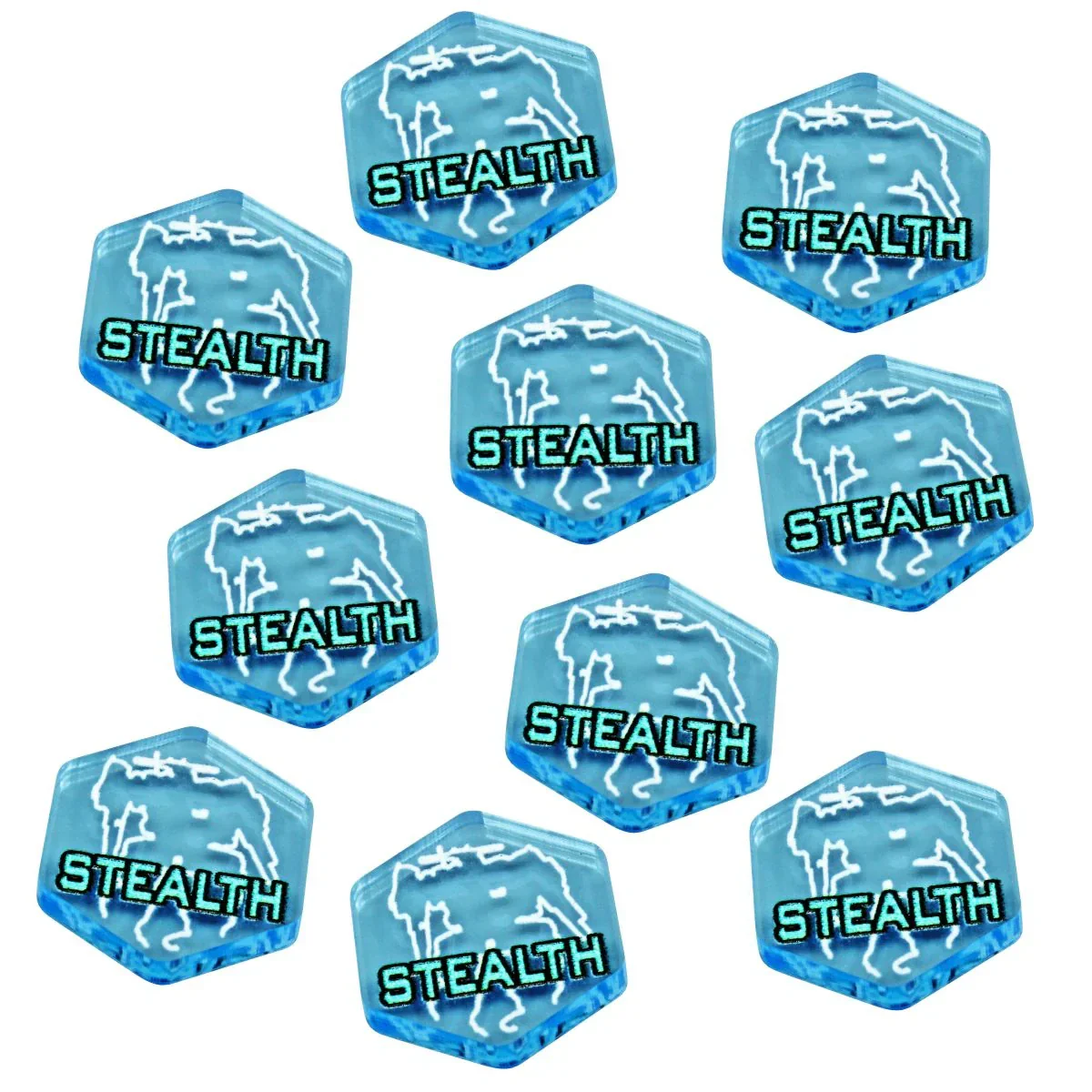 Premium Printed Mecha Stealth Tokens (10) - Image 5