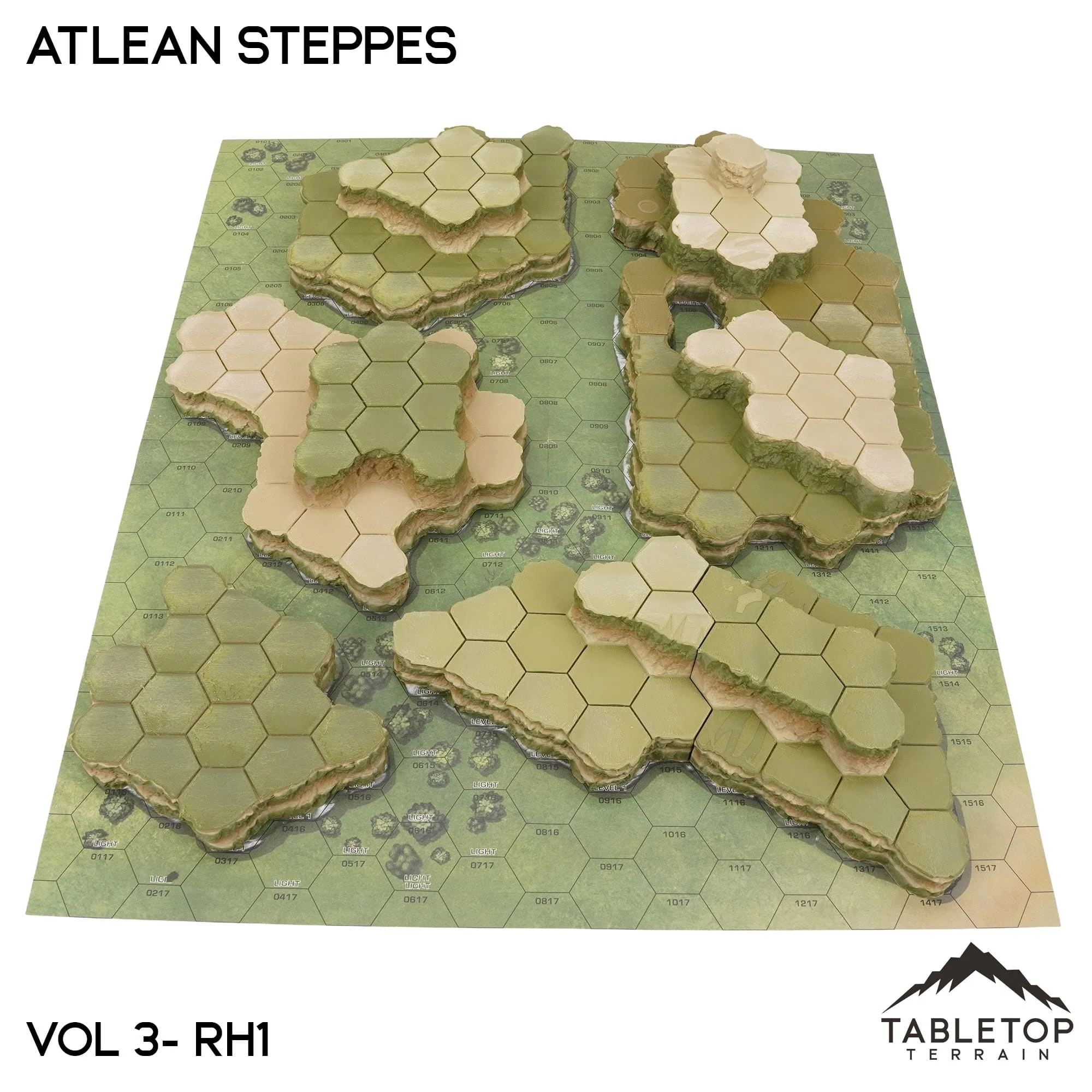 Rolling Hills #1 Compatible Map Hill Sets - Atlean Steppes - Image 2