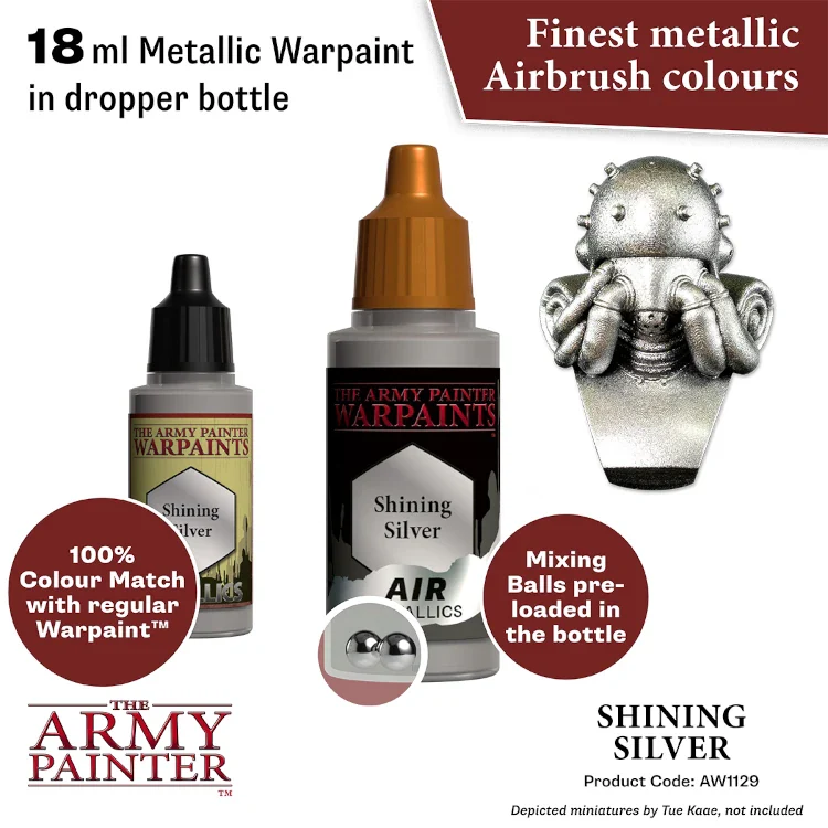 Shining Silver Air Paint - Image 2