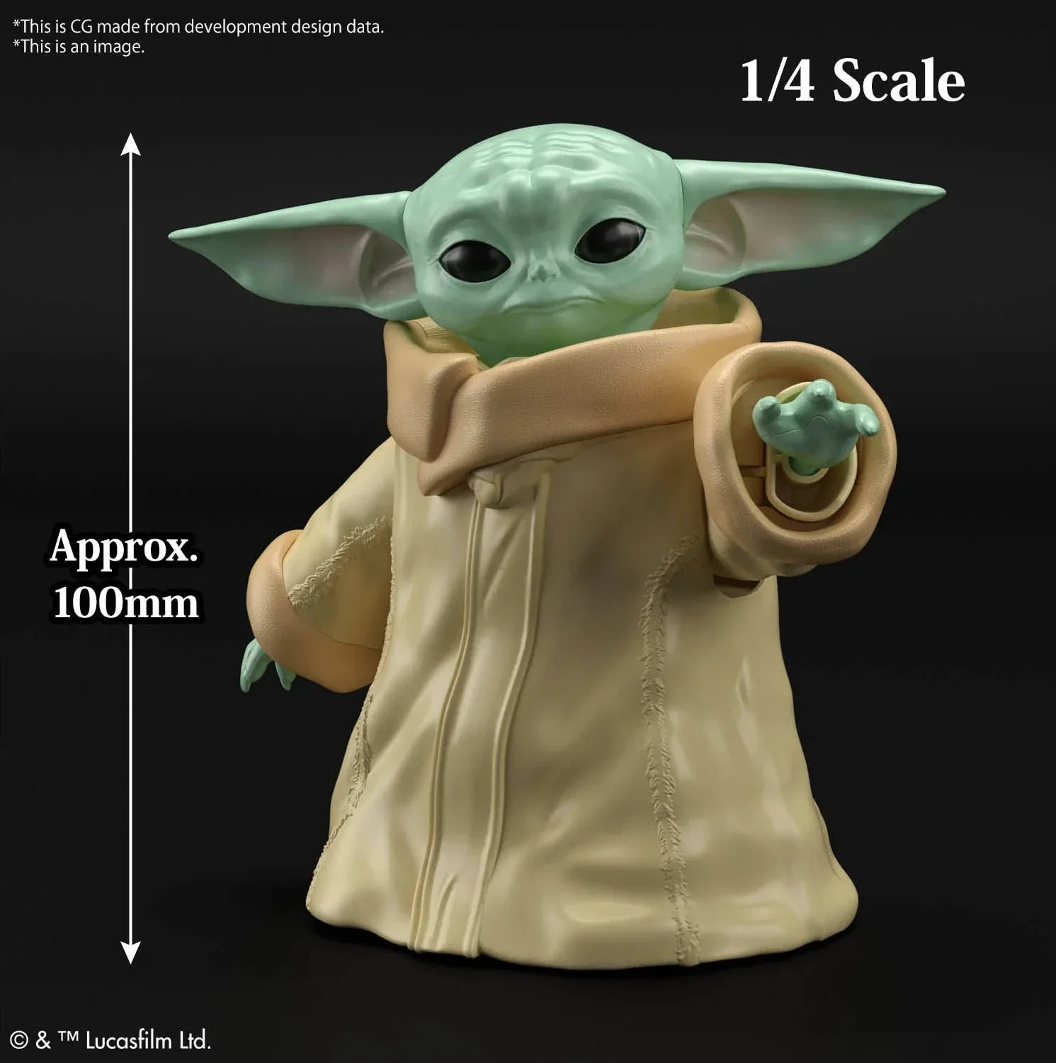 The Mandalorian - Grogu 1/4 Model Kit - Image 4