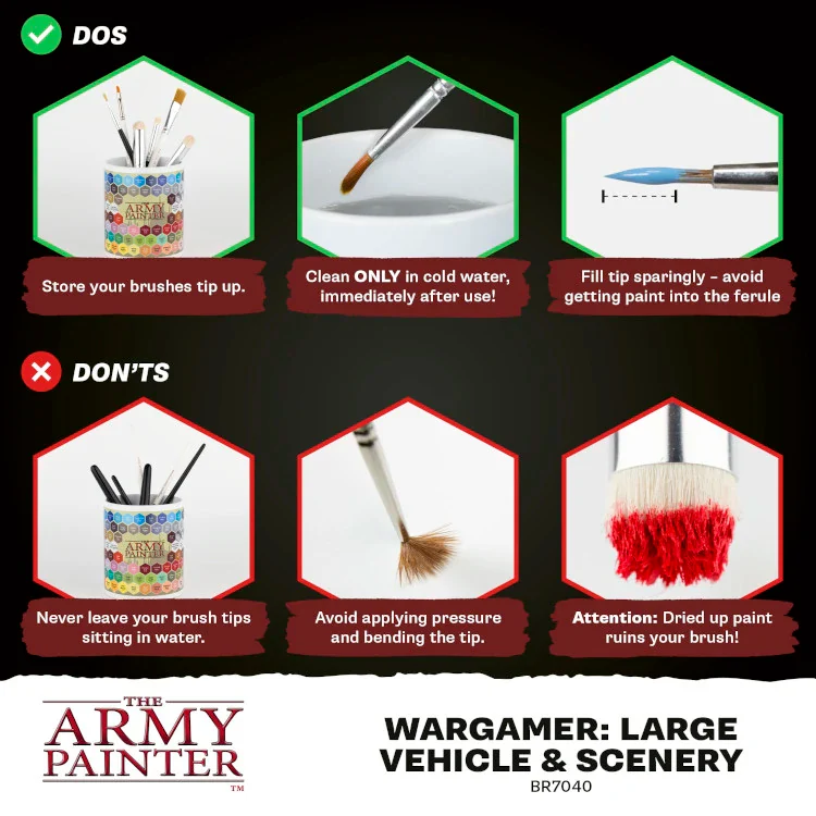 Wargamer: Large Vehicle & Scenery Brush - Image 5